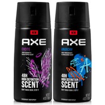 AXE 엑스 데오드란트 스프레이 바디 스프레이 113gX2개, [AA2] 익사이트 2개