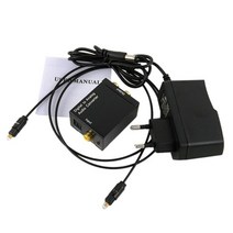 비디오테이프 변환 비디오 테이프 USB 플레이어 동영상 파일 뜨거운 판매 rca 디지털-아날로그 오디오 기 어댑터 광 동축 rca toslink 신호-아날로그 오디오 기, 유럽 ​​연합, 0.5m, 1개