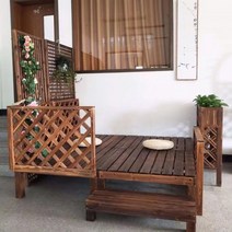 미니 자율 조립식 평상 야외 실내 옥상 정원 마당 베란다 테라스 농막 DIY 만들기 원목, 90x30x36cm