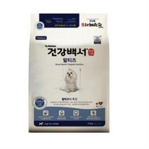 건강백서 전연령 생선 말티즈 기능성사료, 14개, 3.9kg