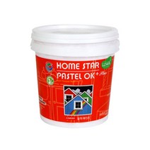 삼화페인트 친환경 다용도 수성페인트 홈스타 파스텔 1L 반광, 연두&카키, 0065E