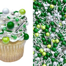 Manvscakes Cake sprinkles Green 케이크 스프링클 캔디 그린 113g