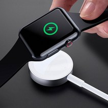 무료배송★애플워치 전용 마그네틱 USB 무선충전기 (1M Apple Watch 7 SE 6 5 4세대 전세대 호환) (케이블포함