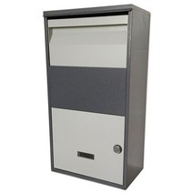 가정집 단독 주택 무인택배함 물품보관함 택배보관함, 그레이 96x41x22