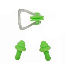 여름 수영 소프트 귓가 플매트 카펫 러그 코 클립 보호 물 스포츠 실리콘 다이빙 장비, [02] green