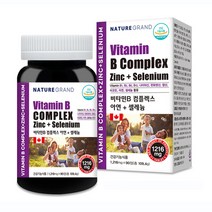 캐나다산 3개월분 활력 비타민B군 복합체 영양제 비오틴 아연 셀레늄 90정, 상세페이지 참조, 상세페이지 참조, 1216mg x 90정
