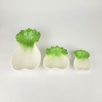 필하이 일본산 야채 모양 접시 (배추 당근 옥수수), 배추 대, 1개