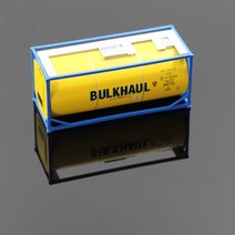 HO 스케일 20 피트 오일 탱크 자동차 187 운송 컨테이너 화물 모델 기차 1 피스, [13] BULKHAUL