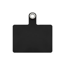 네츄럴파크 핸드폰 태그홀더 스트랩 고리 전기종호환, 태그홀더-블랙