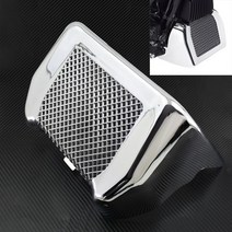 할리데이비슨 스트리트글라이드 용품 악세사리 오토바이 오일 쿨러 커버 가드 라디에이터 케이스 할리 투어링 로드 글라이드 fltrx 로드 킹 스트리트 글라이드 스페셜 flhxs, 1-오일쿨러 커버