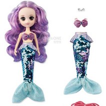 3세여아 선물 멜로디 인어공주 마론인형 유아화장놀이 어린이화장대 돌봄