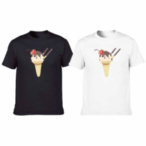 오너클랜 체리 디지털프린팅 인쇄티셔츠 커플티 반팔티 오버핏