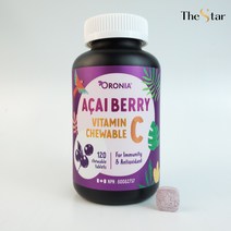 아사이베리 비타민C 츄어블 오로니아 880mg x 60/120정, 60정