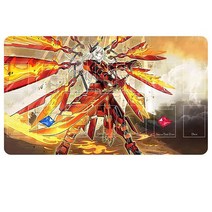 Sabermaster Card Rubber yugioh Mat Duel Gaming Competition Pad Binder Deck 23.6x13.7in (Sky Striker, Kagari
