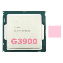 NEW-G3900 CPU 열 패드 듀얼 코어 프로세서 2.8Ghz LGA1151 B250 B250C BTC 마이닝 마더 보드, 단일옵션