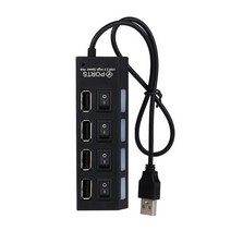 usb허브 usb 멀티포트 carprie usb hub 2.0 hub multi usb splitter 4 port expander multiple usb 3 hab use, 하얀