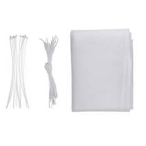 추락방지 난간 계단 그물 안전 보호망, 5개, 화이트