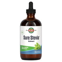 KAL 순수 스테비아 추출물 8fl oz(236.6ml), 2 액상 온스, 236.6ml