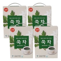 고향 쑥차 18g 40T x 4개 전통차, 720g, 40개입
