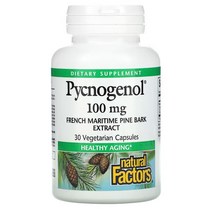 네추럴팩터스 피크노제놀 100mg 30정 파인바크 프랑스해안송 껍질추출물 항산화제 호팍사