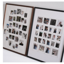 웨딩폴라로이드 액자 wedding polaroid frame, 블랙