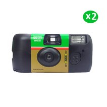 일회용카메라 1회용 자동 수동 흑백 필름카메라 후지 1-3 Pcs 후지필름 심플 에이스 ISO 400 파워 플래시 2, 02 2 PCS