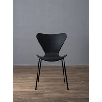 프리츠한센 세븐체어 다이닝 의자 북유럽 오마쥬, 초록색 블랙 다리