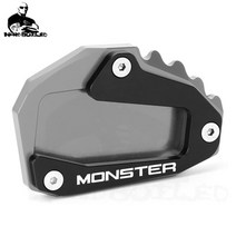 확장 사이드 스탠드 발 for ducati monster 937 2021 2022 오토바이 액세서리 부품 monster 1200 1200s 821 2014-2019, 색상 c