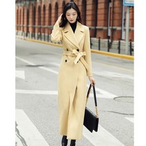 오버핏 데일리 맥시 오피스룩 캐시미어 트렌디 레이어드 모직 여성롱코트 분위기있는 외투