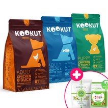 쿠쿳 강아지사료 독 퍼피 어덜트 1.5kg + 동물병원간식 증정, 독 어덜트 연어 흰살생선 1.5kg