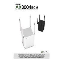 4포트 기가비트 유무선공유기 ipTIME/AX3004BCM/AX3000/WIFI6/안테나4개/USB3.0 1개/블랙