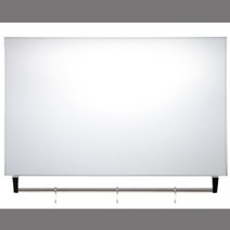 욕실수납장 미니플랩장(수건걸이) 플랩 쇼바장 W800 x H600 x D170, 화이트(W)