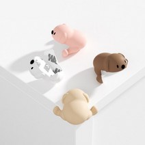 까사드로잉 강아지 충돌방지 실리콘 보호대 모서리 쿠션 범퍼 안전용품, 화이트