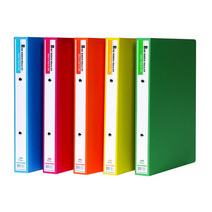 칼라 2공 바인더 수입지 바인더 칼라2공O링바인더 3cm 칼라보드파일 A4, 빨강