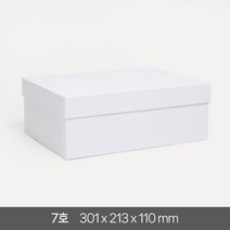 고급 선물 상자 싸바리 박스 패키지 기프트 포장 무지 국산 답례품 케이스, 화이트, 7호