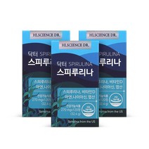 에이치엘사이언스 닥터스피루리나 270mg x 120정 3병 피부건강 항산화