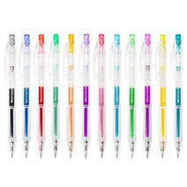 제노 휘즈 0.5mm 볼펜 휘즈겔펜 FizzGel 1타12입, 하늘