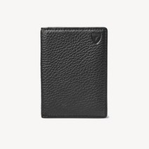 아스피날오브런던 Double Fold Card Holder 가죽카드지갑 블랙페블