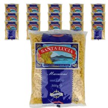 산타루치아 마카로니 macaroni 파스타 홈쿡 대용량 업소용 식당 식자재 면 500g, 16개