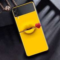 z플립 케이스 fold case for samsung galaxy z flip 4 foldable black soft edge coque zflip3 high quality