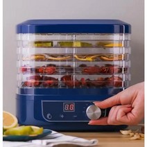 식품 건조기 5단 식품건조기 야채과일 건조기 과일야채 건조 반려동물 간식 건조, blue