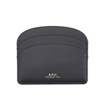 A.P.C.(아페쎄) 아페쎄 여성 하프문 블랙 카드지갑 PXAWV F63270 LZZ