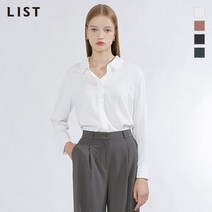 LIST_02 [리스트] 데일리 오픈 칼라 셔츠_TWWSTM72030_PI
