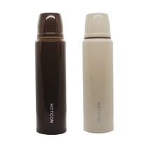 핫콤 산악용 보온병 브라운 500ml, 상세페이지 참조