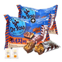 오리온 닥터유 에너지바미니(330g/약32개입) x 2봉(+밀크츄 2개포함), 1세트