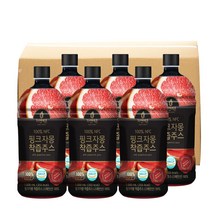 [핑크자몽착즙] 자연에온 100% NFC 착즙주스 1L + 1L (몽모랑시 타트체리 유기농 석류 핑크자몽), 핑크자몽 1L, 유기농 석류 1L