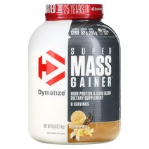 다이마타이즈 슈퍼 Super Mass Gainer 게이너 Gourmet 바닐라 6lbs 2.7kg, 고메 바닐라