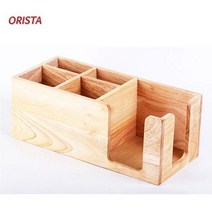 오리스타 우드 바케디 5구 냅킨꽂이 디스펜서 빨대 land0765*1812195Vo, 1, 본상품선택, 1EA