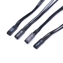 Cable 10cm 마더 보드 스위치 전원 SW/리셋 HDD LED/전원 LED 1-2 이중 케이블, 05 1set