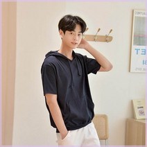 20수 후드 긴팔 반 티 셔츠 tHR 바캉스 나들이 바닷가 휴양지 편안한 기본 해수욕장 유니폼 해변 복 여행 데일리 휴가 단체 심플 캠핑 자켓 점퍼
